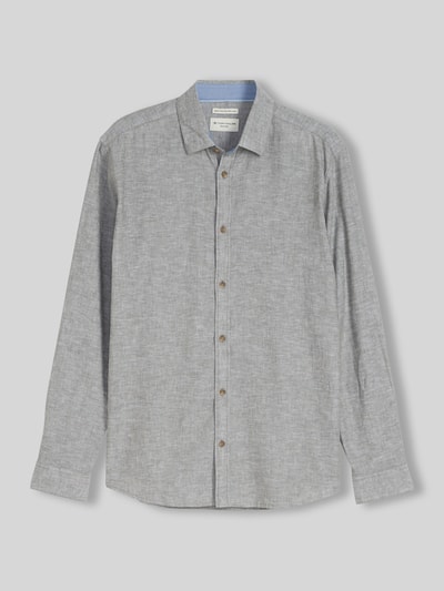 Tom Tailor Regular Fit Freizeithemd aus Leinen-Baumwolle-Mix Lind 2
