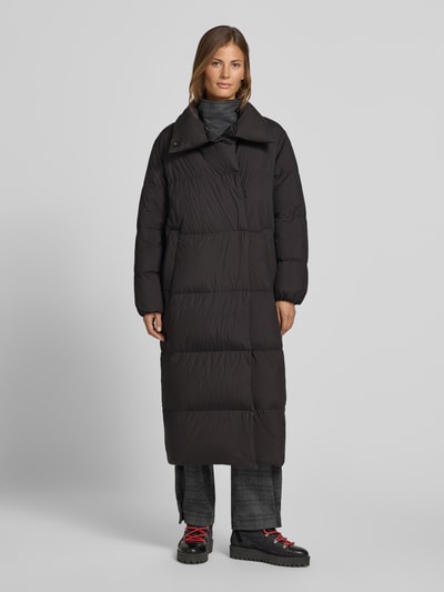 HUGO Regular Fit Daunenmantel mit hohem Stehkragen Modell 'Franca-1' Black 4