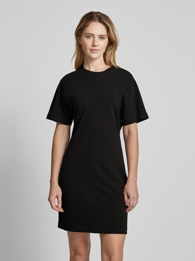 Calvin Klein Womenswear T-Shirt-Kleid mit Teilungsnaht Black 4