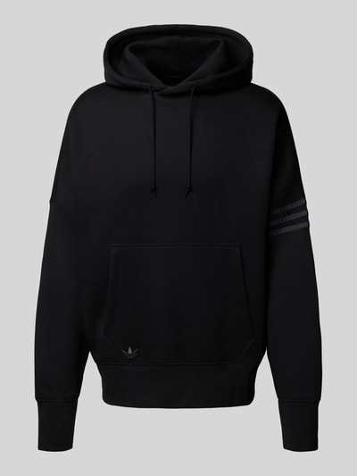 adidas Originals Hoodie mit überschnittenen Schultern und Känguru-Tasche Black 2