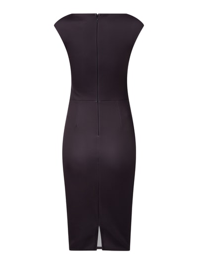 Lipsy Cocktailkleid aus Scuba mit gelegten Falten  Black 4