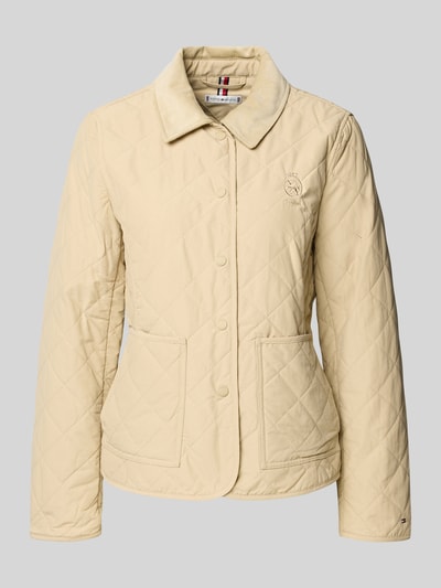 Tommy Hilfiger Slim Fit Steppjacke aus Baumwoll-Mix Sand 2