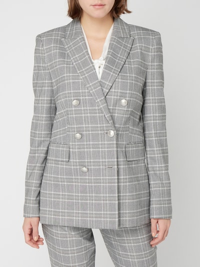 Jake*s Collection Blazer mit Glencheck  Mittelgrau 4