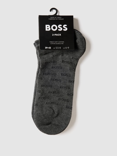 BOSS Sneakersocken mit Stretch-Anteil im 2er-Pack Anthrazit 3