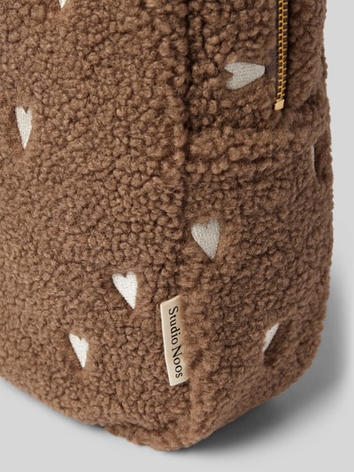 STUDIO NOOS Rucksack mit Label-Detail Taupe 3