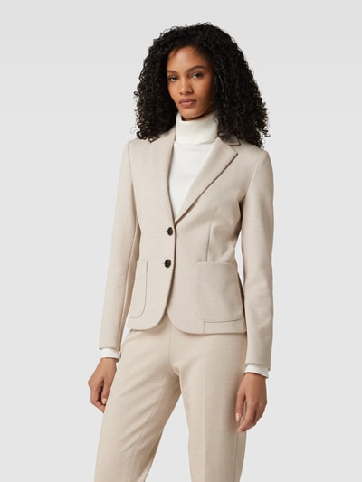 BOSS Black Women Blazer mit Eingrifftaschen Modell 'Jonalahra' Beige Melange 4