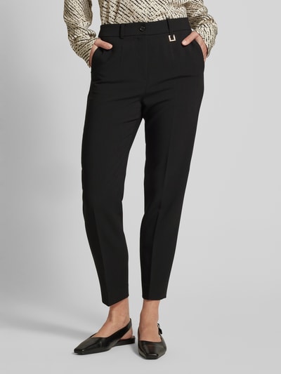 JOOP! Pantalon met persplooien, model 'PETRA' Zwart - 4