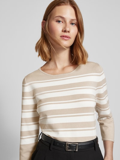 s.Oliver BLACK LABEL Pullover mit 3/4-Arm Sand 3