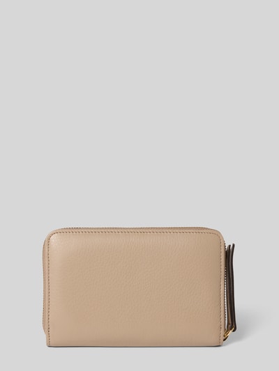 Abro Portemonnee met labeldetail Taupe - 2