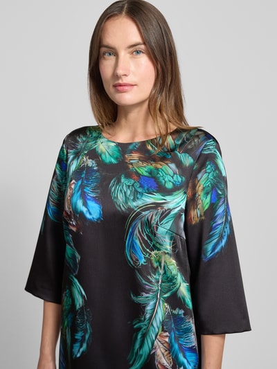 Marc Cain Relaxed Fit Kleid mit Foto-Print Dunkelgruen 3