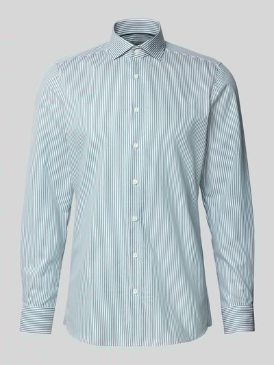 OLYMP Level Five Koszula biznesowa o kroju slim fit z kołnierzykiem typu kent Zielony 2