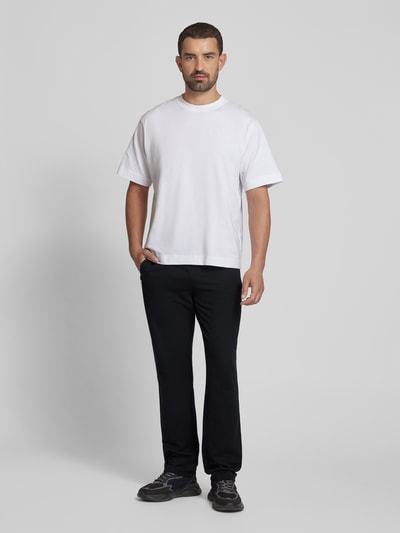 Joy Regular fit sweatpants met tunnelkoord, model 'FREDERICO' Zwart - 1