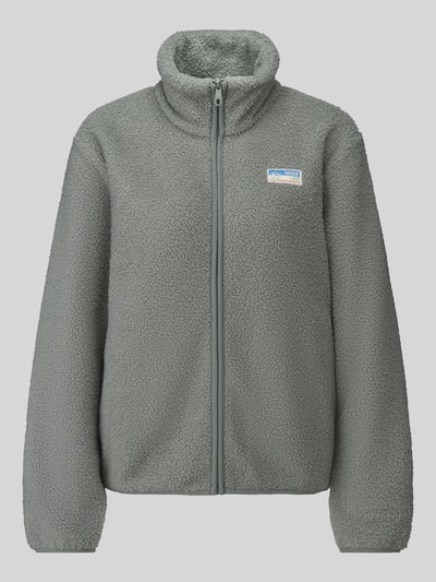 ONLY krój regular fit kurtka z polaru z zamkiem błyskawicznym model 'EVA' Trzcinowy 2