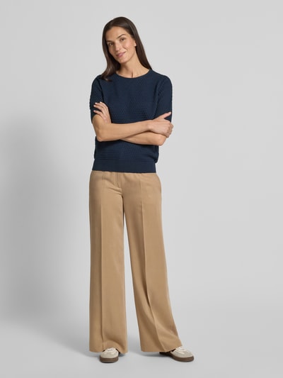 FREE/QUENT Strickpullover mit 1/2-Ärmel Modell 'Dodo' Marine 1