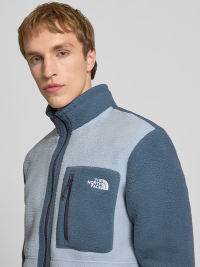 The North Face Fleecejacke mit Logo-Stitching Modell 'Yumiori' Rauchblau 3