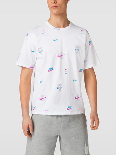 Nike T-Shirt mit Rundhalsausschnitt Weiss 4