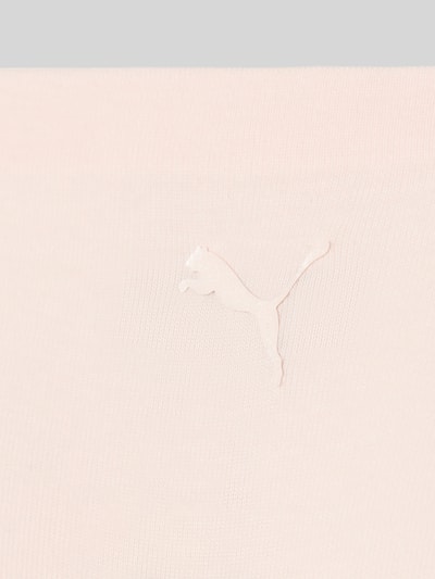 Produktfoto, String aus Baumwoll-Mix im 2er-Pack von PUMA mit elastischem Bund, Logo sichtbar, zartrosa Farbe, glatte Textur.