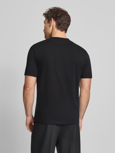 HUGO Regular Fit T-Shirt aus reiner Baumwolle Modell 'DUMEO' Black 5