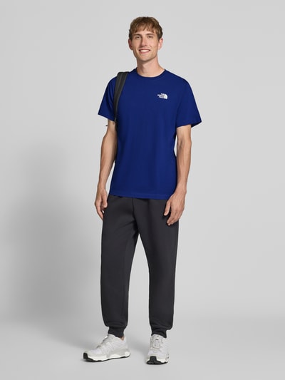 The North Face T-shirt met labelprint model 'Evolution' Donkerblauw - 1