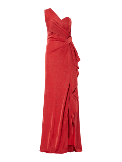 TROYDEN COLLECTION Abendkleid mit Glitter-Effekt Rot 1