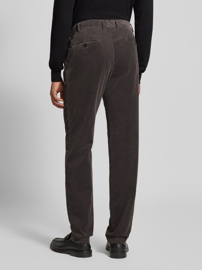 g1920 Corduroy broek met Franse steekzakken, model 'Tybalt' Middengrijs - 5