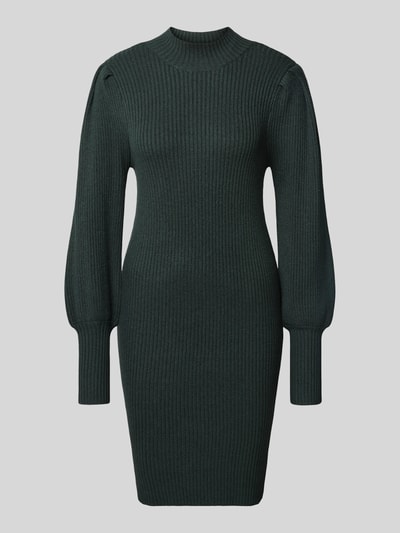 Only Comfort Fit Strickkleid aus Viskose-Mix Modell 'KATIA' Dunkelgruen 2