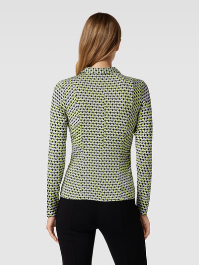 Zero Overhemdblouse met all-over print Zwart - 5