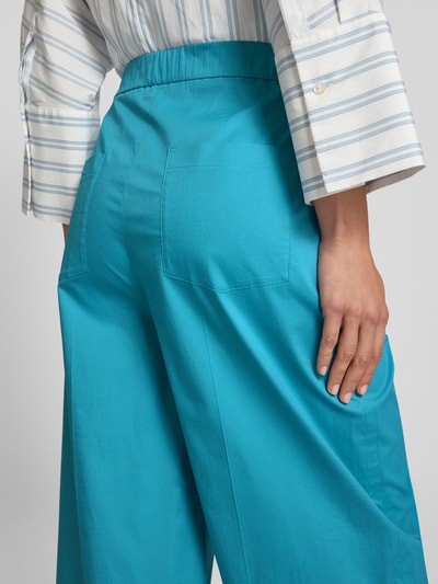 Luisa Cerano Wide Leg Hose mit Bundfalten Tuerkis 3