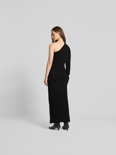 black palms Maxikleid mit One-Shoulder-Träger Black 5