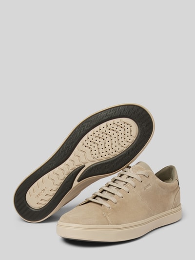 Geox Sneaker aus echtem Leder Modell 'BALTIMOORE' Sand 4