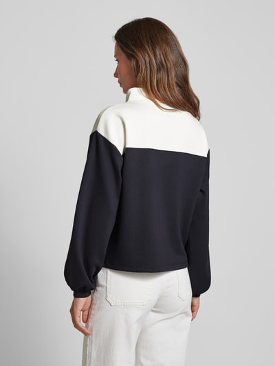 Monari Sweatshirt met opstaande kraag Marineblauw - 5