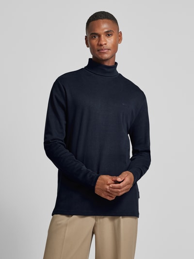 HECHTER PARIS Longsleeve mit Rollkragen Marine 4