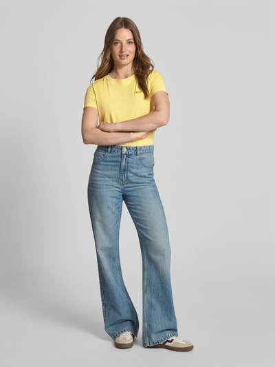 BOSS Orange T-Shirt mit Label-Stitching Modell 'Esogo' GELB 1