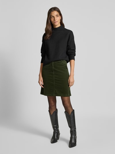 FREE/QUENT Minirok van corduroy, model 'Cordy' Kaki - 1