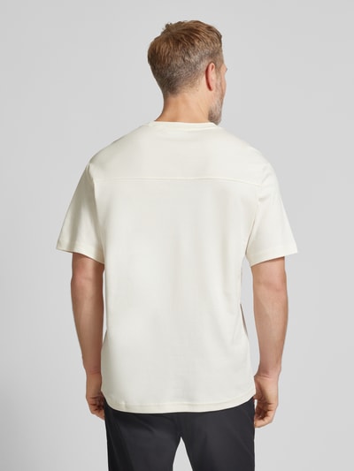 CK Calvin Klein T-Shirt mit Label-Detail Offwhite 5