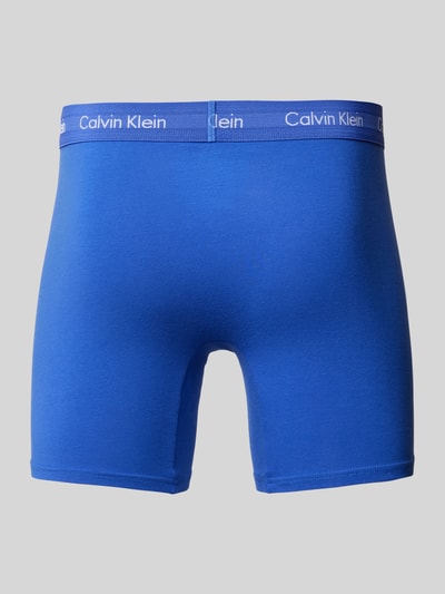 Calvin Klein Underwear Trunks mit Logo-Bund im 3er-Pack Blau 3