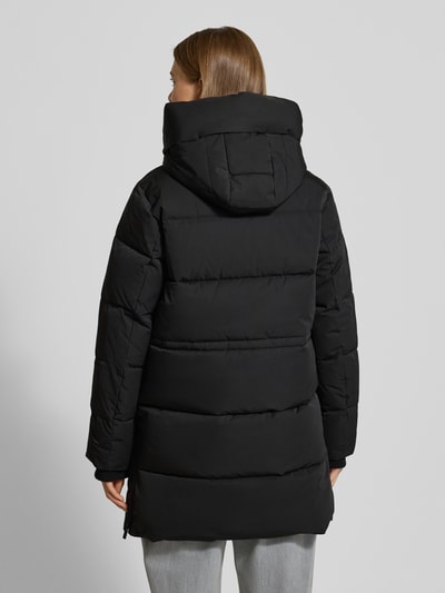 MSCH Copenhagen Gewatteerde lange jas met tweewegritssluiting, model 'Mola Pavinaria' Zwart - 5