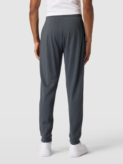 Christian Berg Men Sweatpants in effen design Donkergrijs - 5