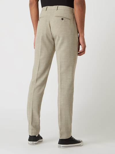 SELECTED HOMME Slim fit pantalon met stretch, model 'Oasis' Beige gemêleerd - 5