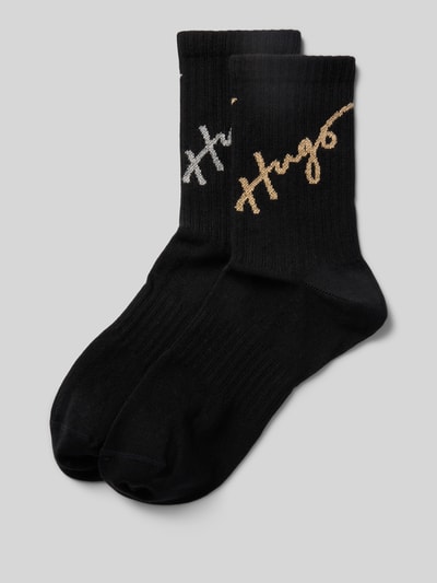 HUGO Socken im 2er-Pack Modell 'GIFTLUREX' Black 1