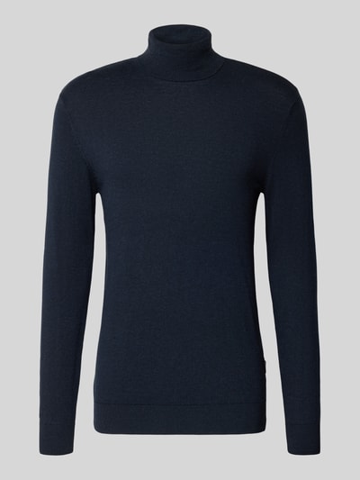 Blend Coltrui met labeldetail, model 'BAGGE' Marineblauw - 2