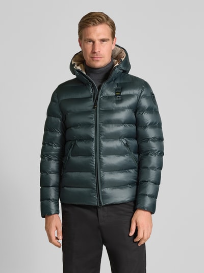 Blauer Usa Kurtka pikowana z zamkiem błyskawicznym dwustronnym model ‘ADAMS’ Grafitowy 4