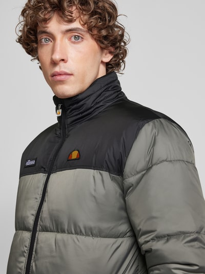 Ellesse Gewatteerd jack met labelstitchings, model 'CALOROSO' Middengrijs - 3