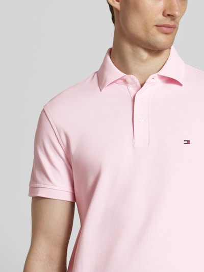 Tommy Hilfiger Poloshirt mit Label-Stitching Pink 3
