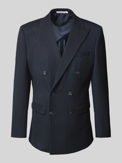 SELECTED HOMME Slim Fit Anzugsakko mit Viskose-Anteil Modell 'PETER' Marine 2