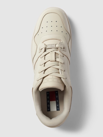 Tommy Jeans Sneakersy z detalem z logo model ‘GLOSSY’ Beżowy 4