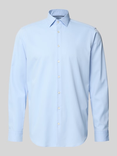 Jake*s Regular Fit Business-Hemd mit Knopfleiste Bleu 2