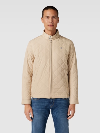 Gant Steppjacke mit Stehkragen Beige 4