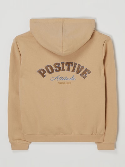 Only Hoodie mit Message Modell 'Nellie' Sand 3