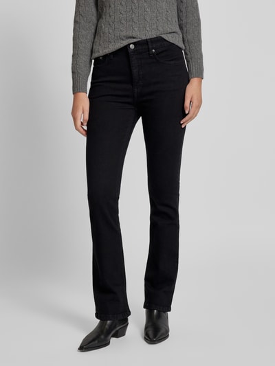 Lauren Ralph Lauren Bootcut jeans in 5-pocketmodel Zwart - 4